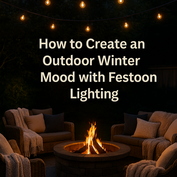 How to Create an Outdoor Winter Mood with Festoon Lighting
