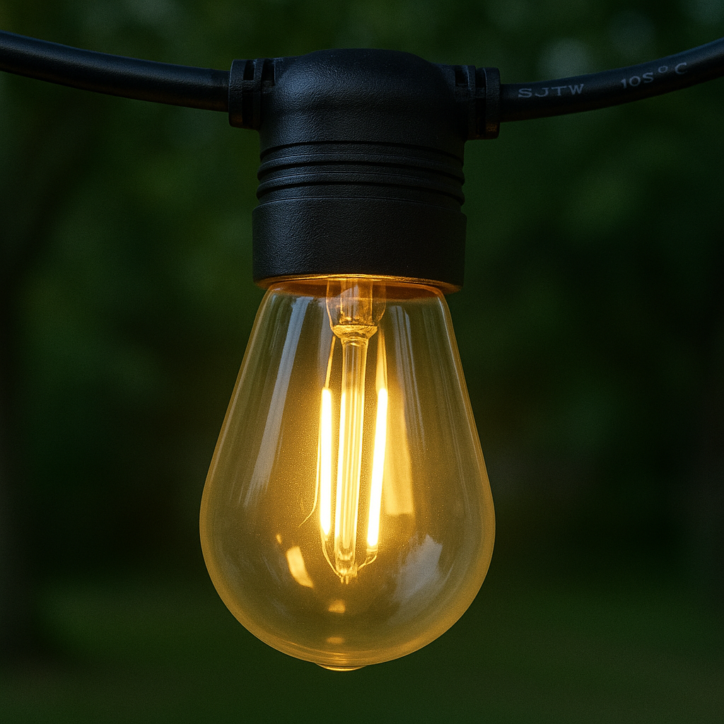 Plug In Weatherproof LED Festoon String Lights